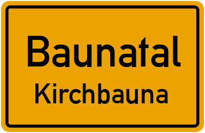 Straßenverzeichnis Baunatal Kirchbauna