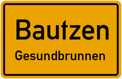 Straßenverzeichnis Bautzen Gesundbrunnen