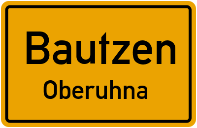 Straßenverzeichnis Bautzen Oberuhna