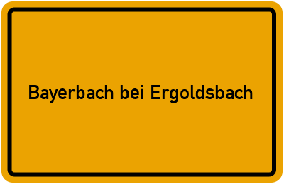 onlinestreet Branchenbuch für Bayerbach bei Ergoldsbach