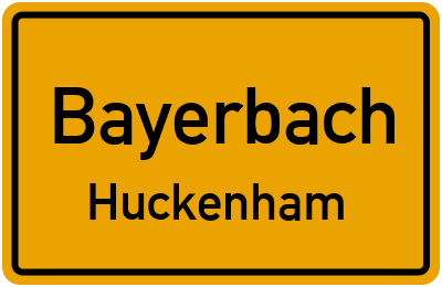 Straßenverzeichnis Bayerbach Huckenham