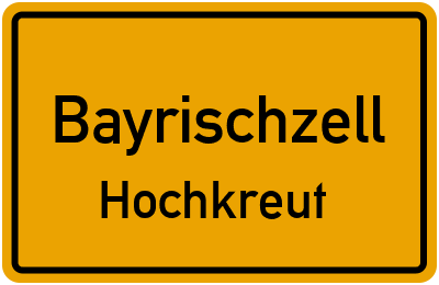 Straßenverzeichnis Bayrischzell Hochkreut