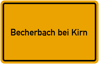 Becherbach bei Kirn in Rheinland-Pfalz