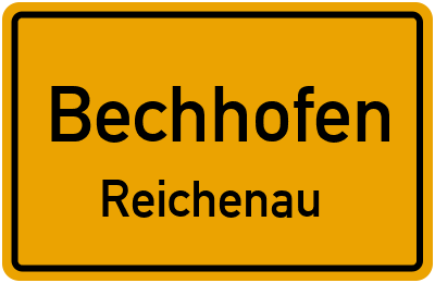 Straßenverzeichnis Bechhofen Reichenau