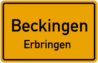 Straßenverzeichnis Beckingen Erbringen