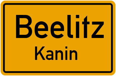 Straßenverzeichnis Beelitz Kanin