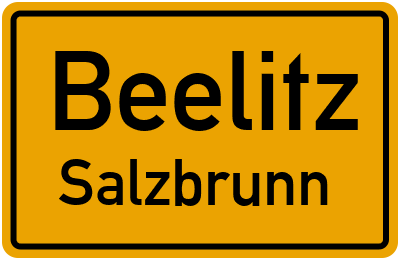 Straßenverzeichnis Beelitz Salzbrunn