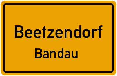 Straßenverzeichnis Beetzendorf Bandau