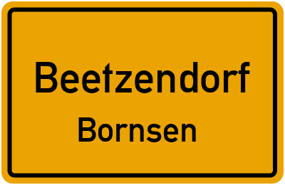 Straßenverzeichnis Beetzendorf Bornsen