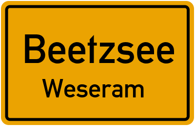 Straßenverzeichnis Beetzsee Weseram