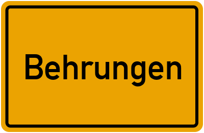 Behrungen in Thüringen