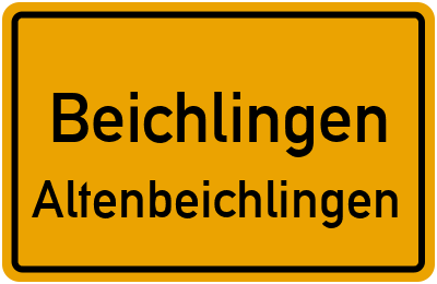 Straßenverzeichnis Beichlingen Altenbeichlingen