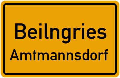 Straßenverzeichnis Beilngries Amtmannsdorf