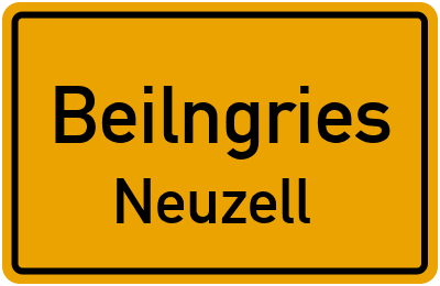 Straßenverzeichnis Beilngries Neuzell