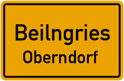 Straßenverzeichnis Beilngries Oberndorf