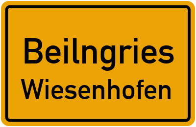 Straßenverzeichnis Beilngries Wiesenhofen