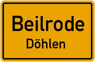 Straßenverzeichnis Beilrode Döhlen
