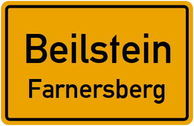 Ortsschild Beilstein Farnersberg