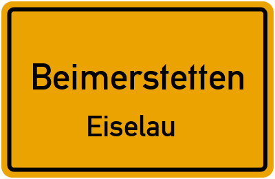 Straßenverzeichnis Beimerstetten Eiselau