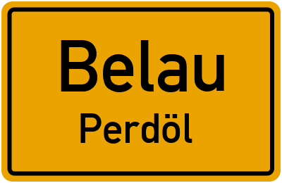 Straßenverzeichnis Belau Perdöl