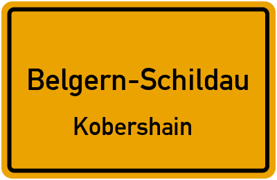 Straßenverzeichnis Belgern-Schildau Kobershain