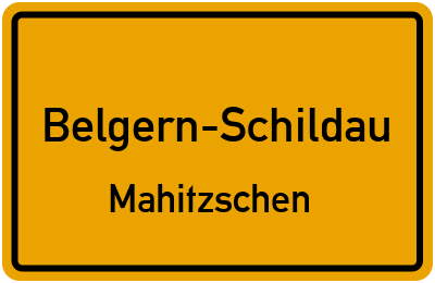Straßenverzeichnis Belgern-Schildau Mahitzschen