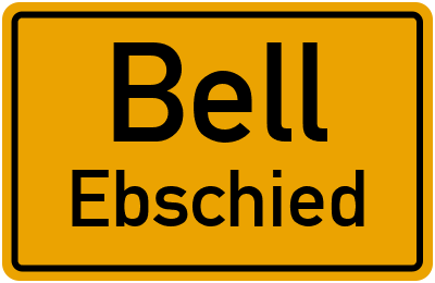 Straßenverzeichnis Bell Ebschied