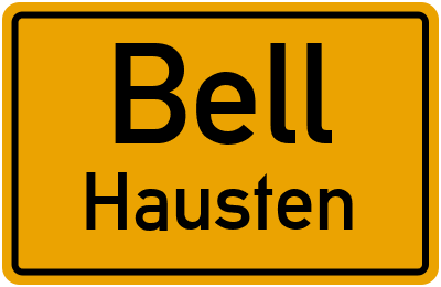 Straßenverzeichnis Bell Hausten
