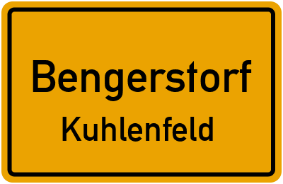Straßenverzeichnis Bengerstorf Kuhlenfeld