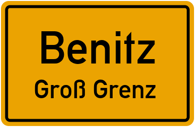 Straßenverzeichnis Benitz Groß Grenz