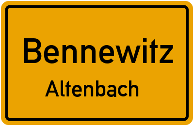 Straßenverzeichnis Bennewitz Altenbach
