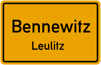 Straßenverzeichnis Bennewitz Leulitz