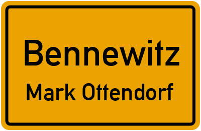 Straßenverzeichnis Bennewitz Mark Ottendorf