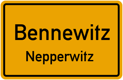 Straßenverzeichnis Bennewitz Nepperwitz