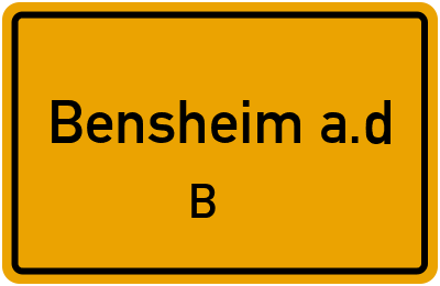 Branchenbuch Bensheim a.d.B, Hessen