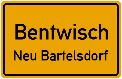 Straßenverzeichnis Bentwisch Neu Bartelsdorf