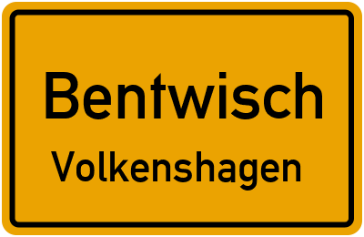 Straßenverzeichnis Bentwisch Volkenshagen