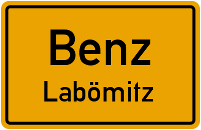 Straßenverzeichnis Benz Labömitz