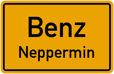 Straßenverzeichnis Benz Neppermin