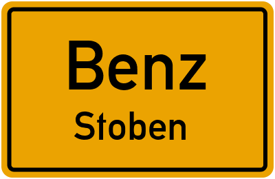 Straßenverzeichnis Benz Stoben