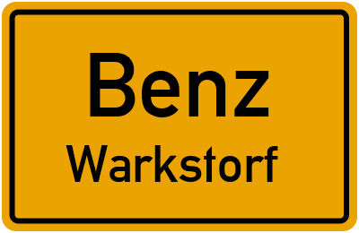 Straßenverzeichnis Benz Warkstorf