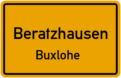 Straßenverzeichnis Beratzhausen Buxlohe