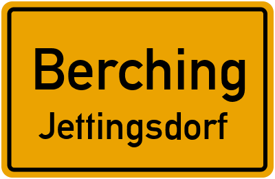 Straßenverzeichnis Berching Jettingsdorf