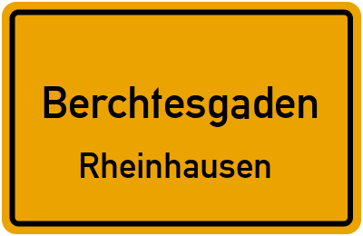 Straßenverzeichnis Berchtesgaden Rheinhausen