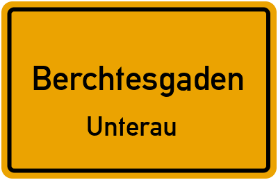 Straßenverzeichnis Berchtesgaden Unterau