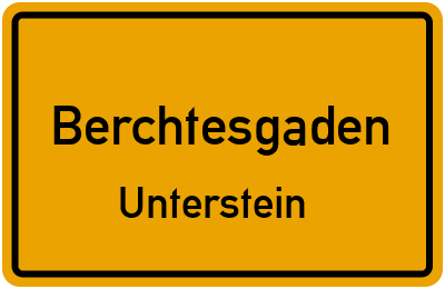 Straßenverzeichnis Berchtesgaden Unterstein