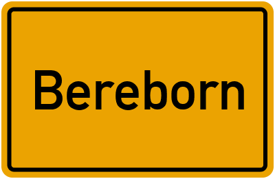 Bereborn Branchenbuch