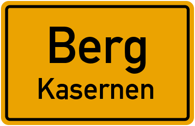 Straßenverzeichnis Berg Kasernen