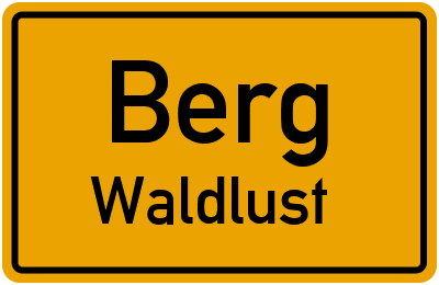 Straßenverzeichnis Berg Waldlust