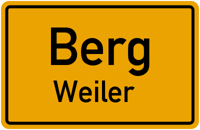 Straßenverzeichnis Berg Weiler